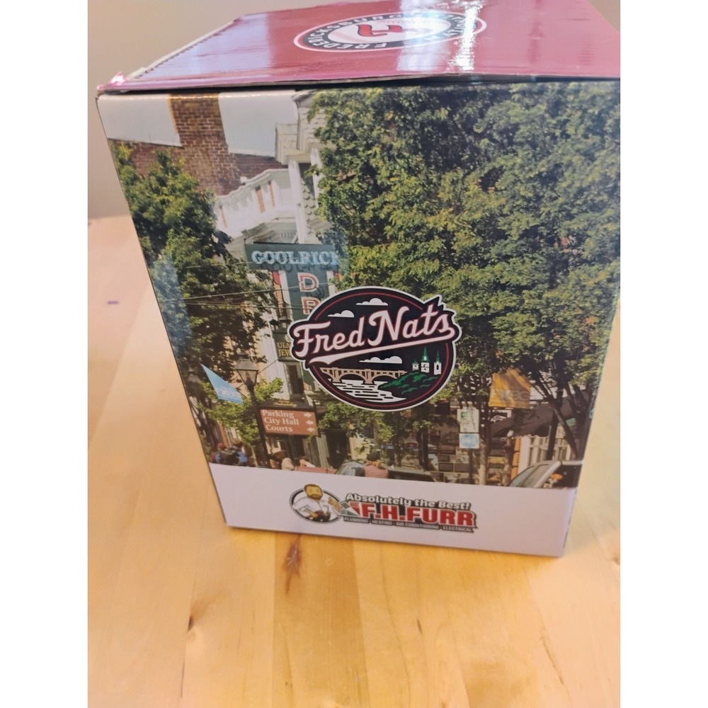 Gus Mascot Championship Trolley Bobblehead SGA FredNats NEW In Box 2025 FGA - Picture 9 of 10